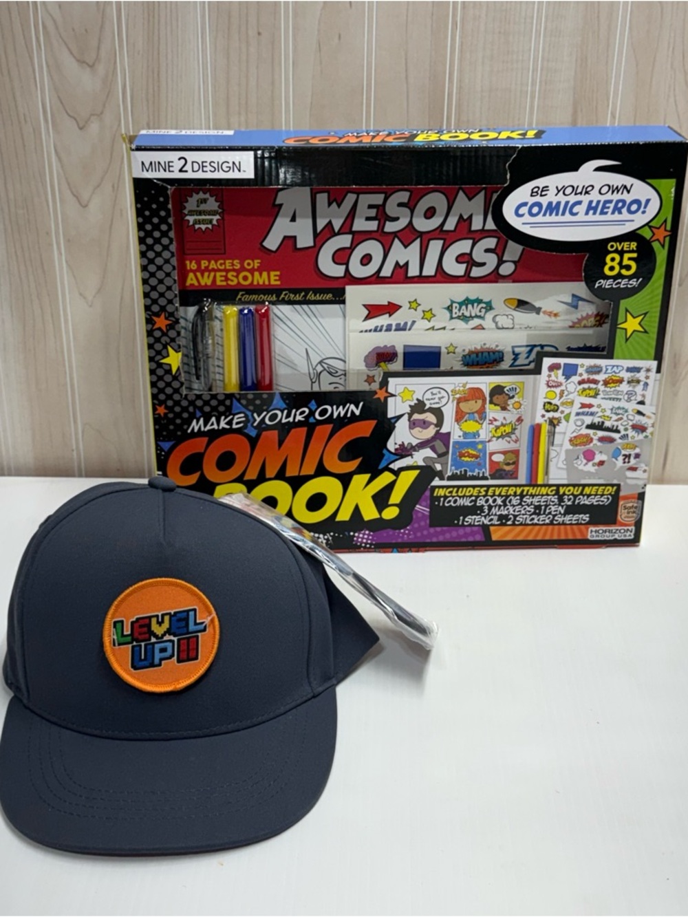 Awesome Comics! Make Your Own Comic Book Kit - Multicolor